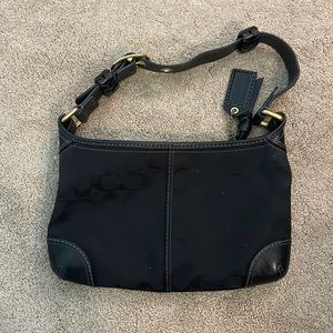 Black coach purse